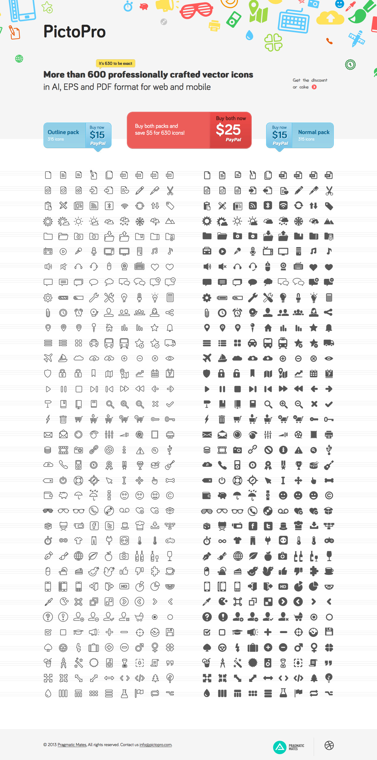 PictoPro  Professional vector icons and pictograms