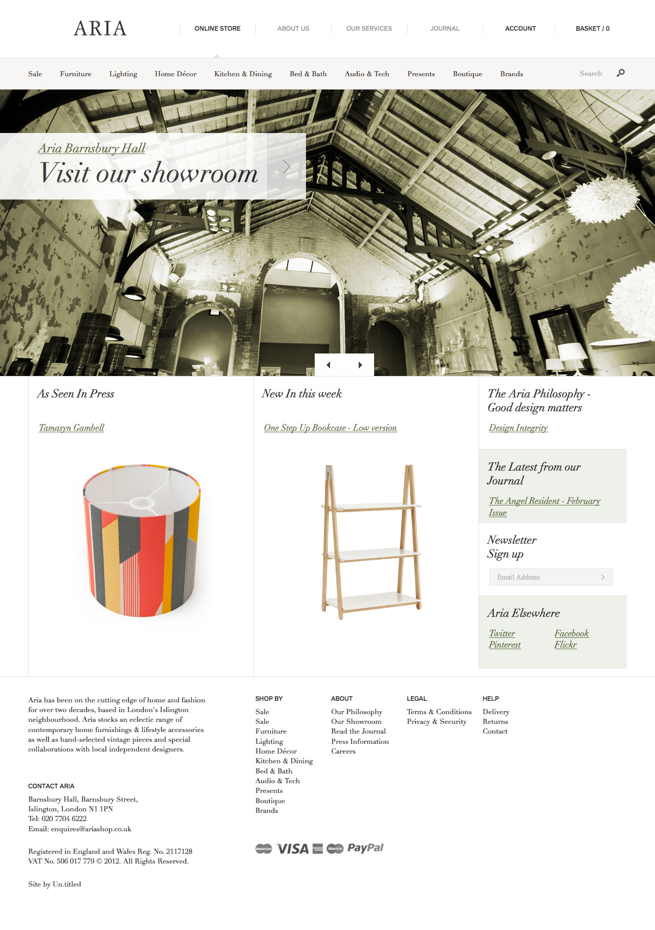 Contemporary Furniture, Design, Lighting & Home Accessories - Call 020 7704 6222 - Aria